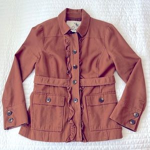 Ruffled Barn Jacket from Anthropologie